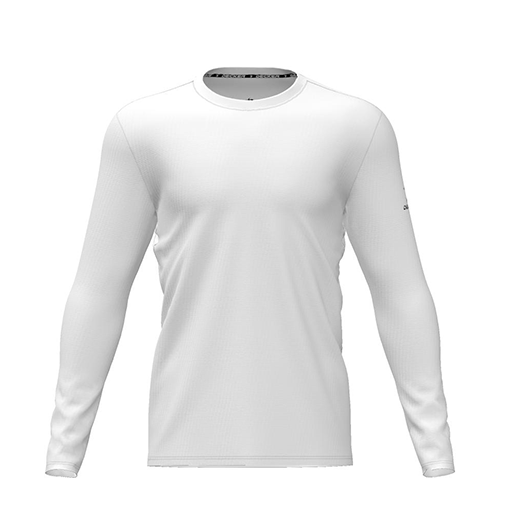 [CUS-DRIF-TEES-PER-CNK-LSL-WHT-YXS-LOGO2] Dri Fit Performance T-Shirt (Youth XS, White, Logo 2, Long Sleeve)