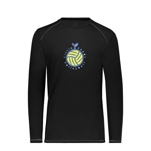 [6845.080.S-LOGO1] Men's SoftTouch Long Sleeve (Adult S, Black, Logo 1)
