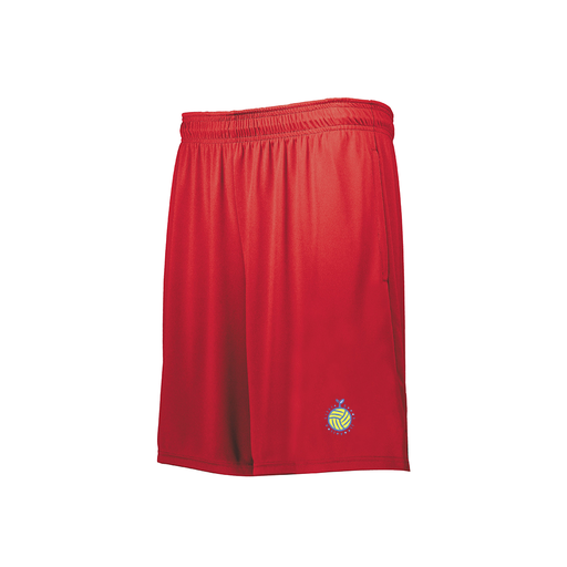 [229511.083.XS-LOGO1] Decker Men's Swift Short (Adult XS, Red, Logo 1)