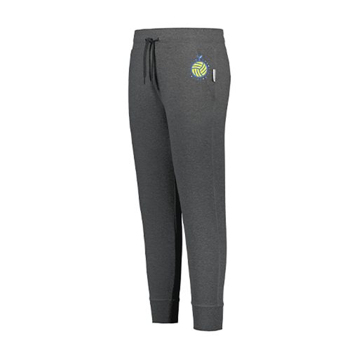 [222799.E83.XS-LOGO1] LADIES VENTURA SOFT KNIT JOGGER (Female Adult XS, Gray, Logo 1)