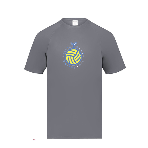 [2791.059.S-LOGO1] Youth Smooth Sport T-Shirt (Youth S, Gray, Logo 1)