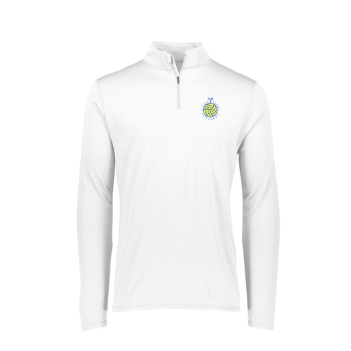 [FTLQFLWH-FAXS-LOGO1] Decker Women's Flex-Lite 1/4 Zip Shirt (Female Adult XS, White, Logo 1)