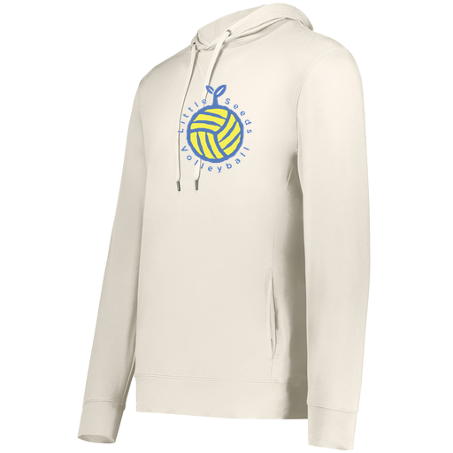 [222598.907.S-LOGO1] Men's Ventura Thin Knit Hoodie (Adult S, White, Logo 1)