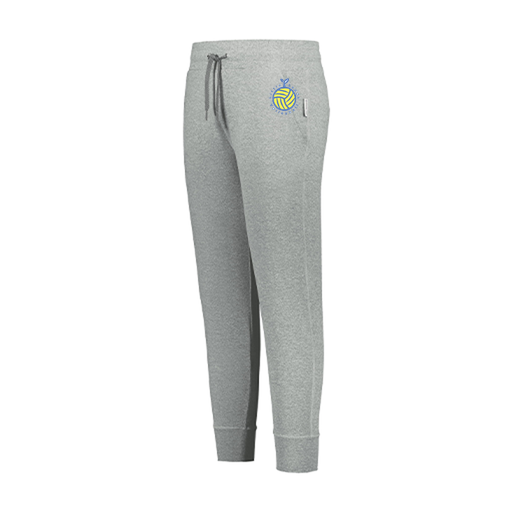 [222799.013.XS-LOGO1] LADIES VENTURA SOFT KNIT JOGGER (Female Adult XS, Silver, Logo 1)