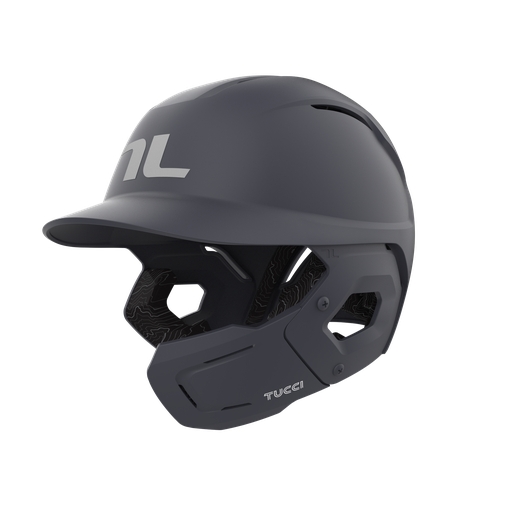 [34100023M08208] Potenza Batting Helmet with Jaw Flap (XS/S, Matte Navy, Right-Handed)